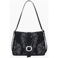 Schwarz Polyethylen Frauen Handtasche