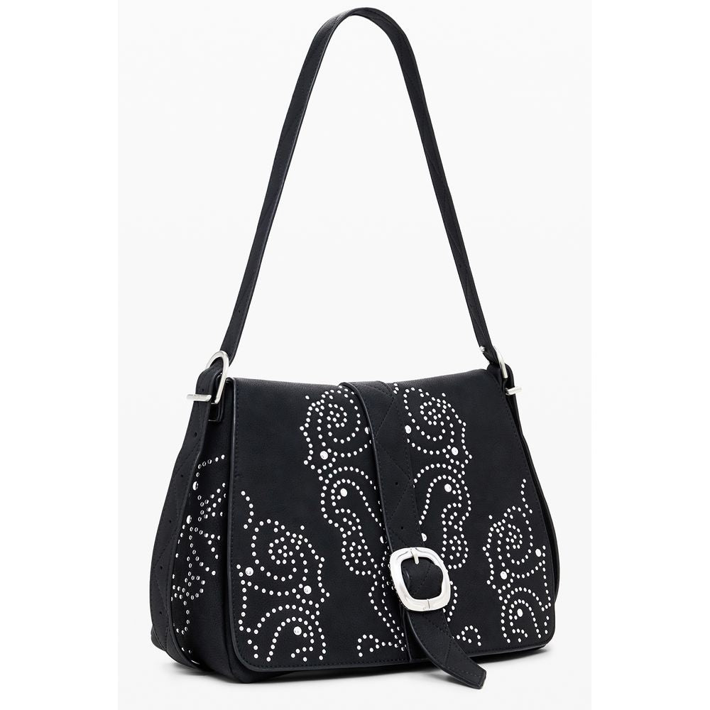 Schwarz Polyethylen Frauen Handtasche