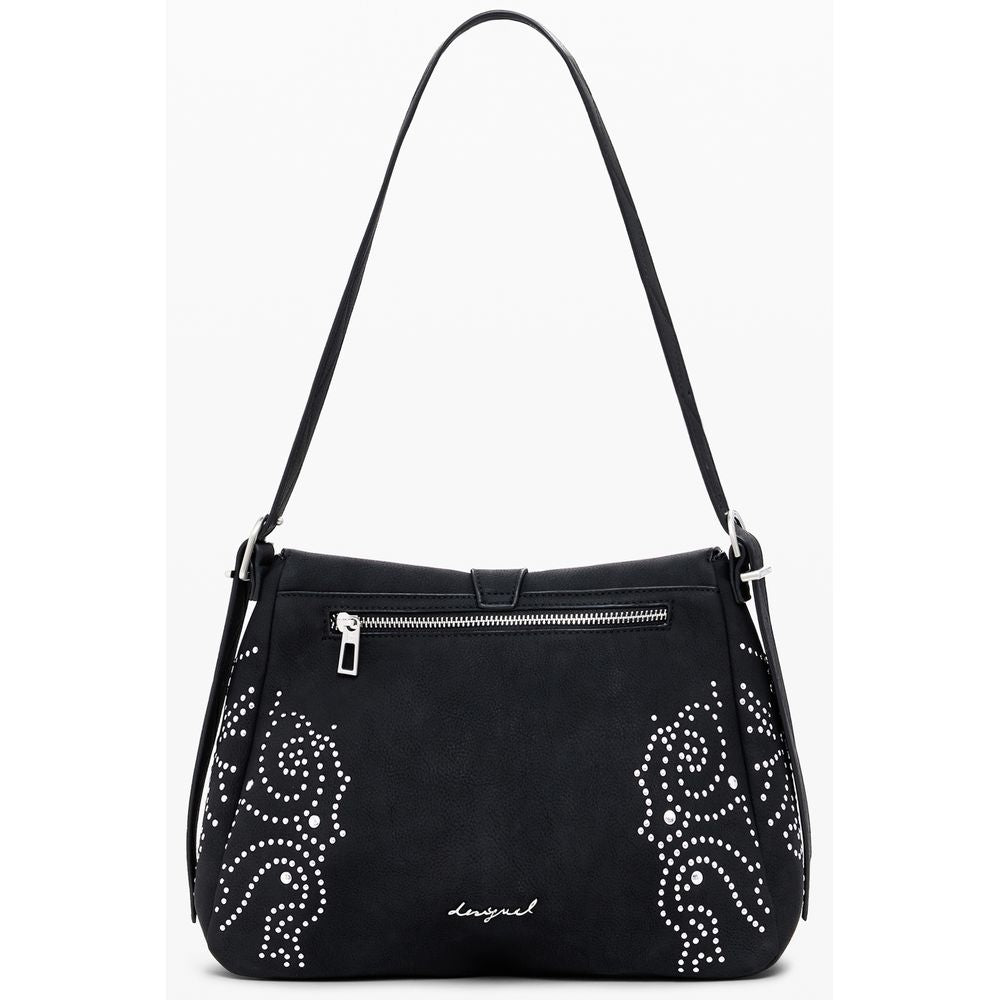 Schwarz Polyethylen Frauen Handtasche