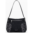 Schwarz Polyethylen Frauen Handtasche