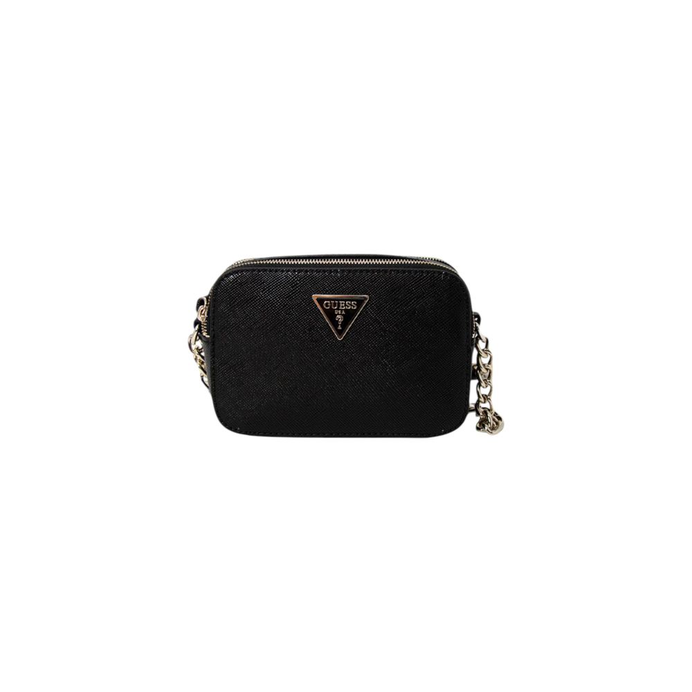 Schwarze Handtasche aus Polyethylen