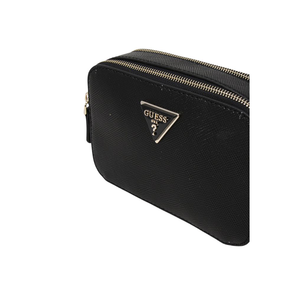Schwarze Handtasche aus Polyethylen
