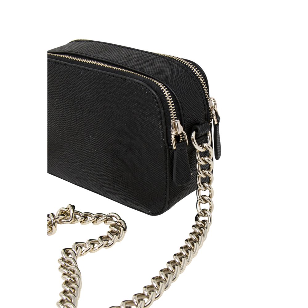 Schwarze Handtasche aus Polyethylen