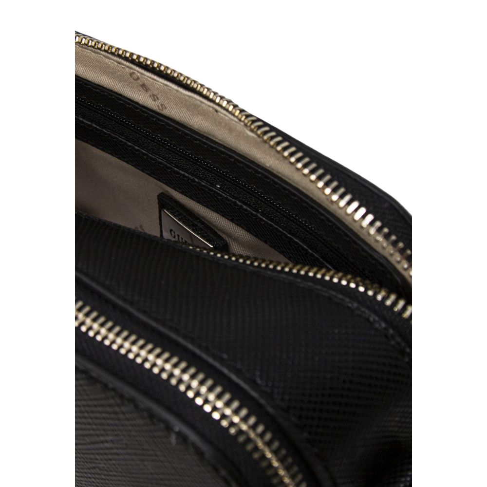 Schwarze Handtasche aus Polyethylen