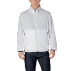 Weiße Shell-Jacke aus Polyester