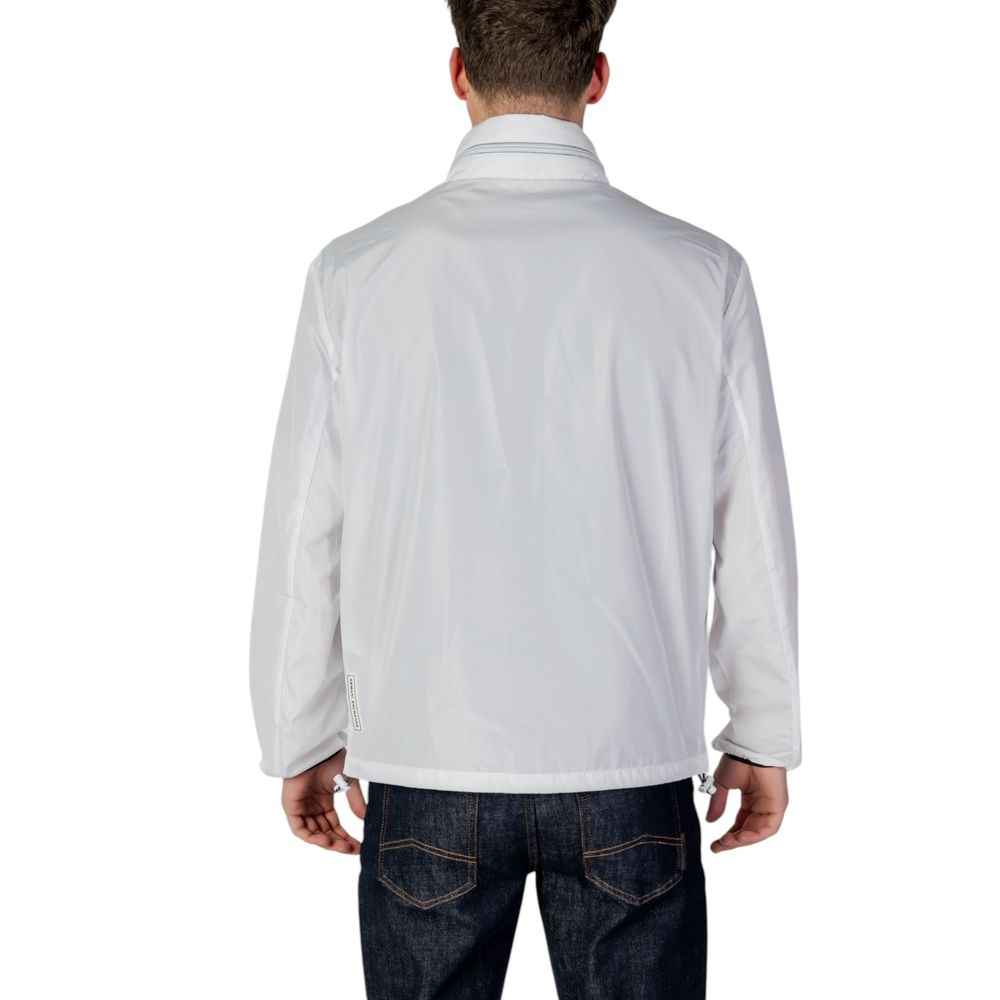 Weiße Shell-Jacke aus Polyester
