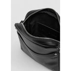 Schwarze Polyethylen-Messenger-Tasche