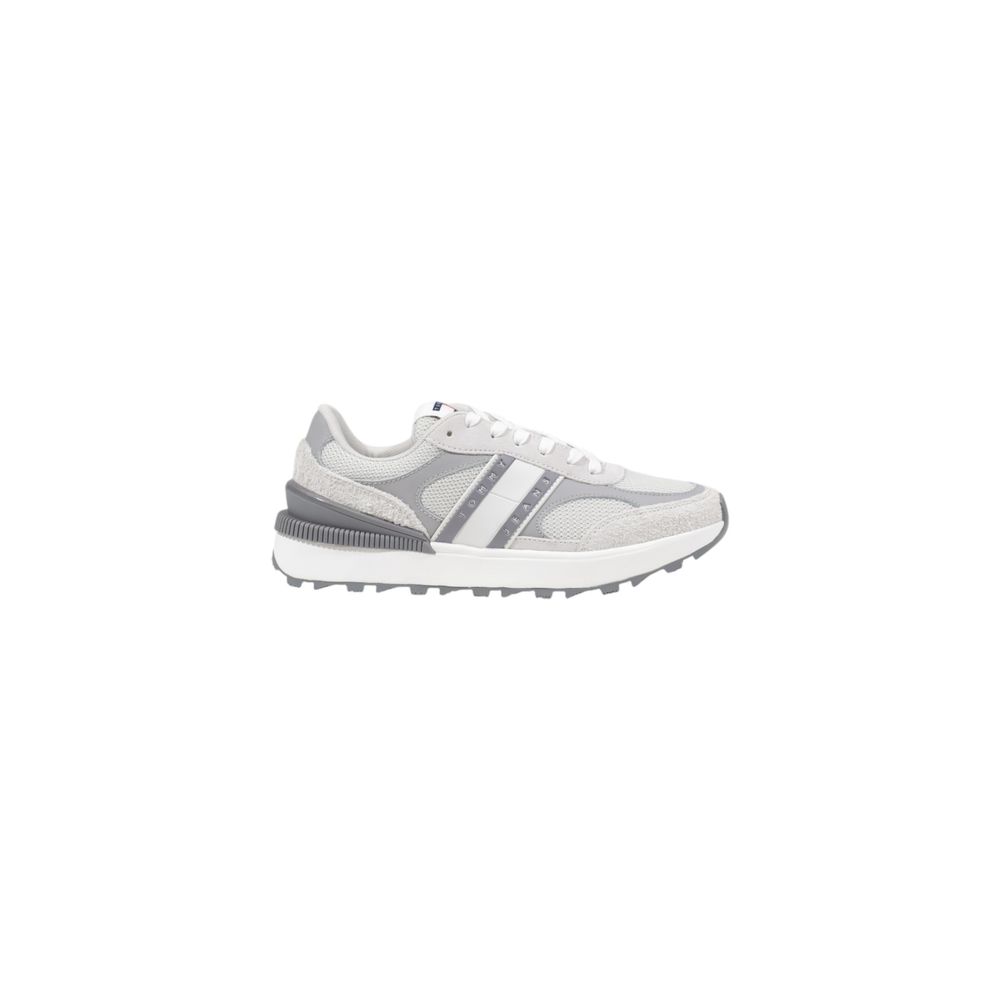 Graue Wildleder-Sneaker im Athletic-Look