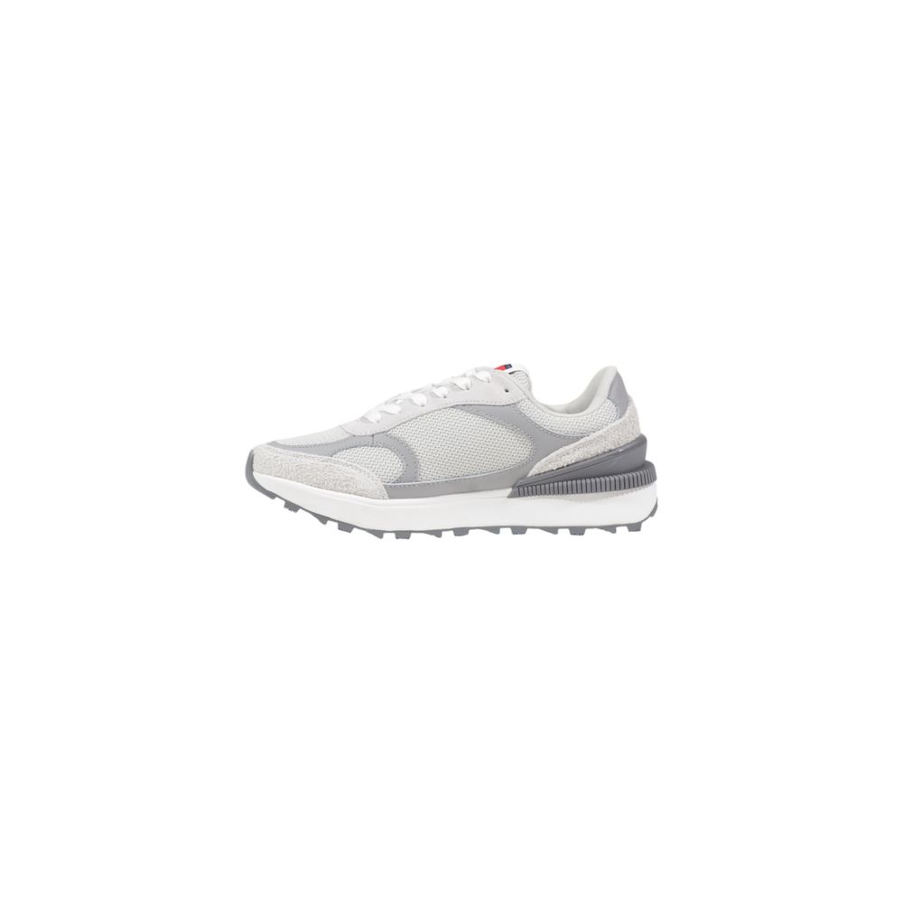 Graue Wildleder-Sneaker im Athletic-Look