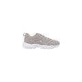 Graue Kunstleder Sneaker