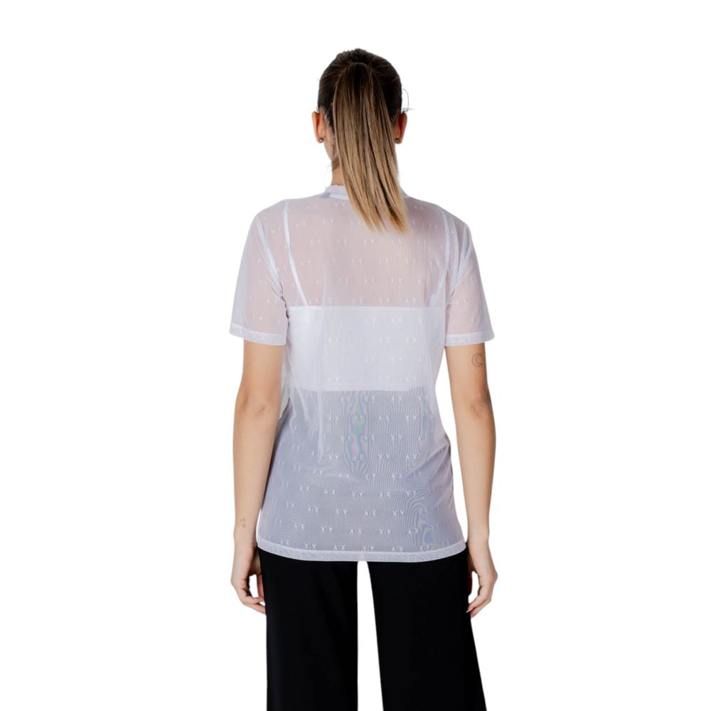 T-Shirt aus weißem Polyamid