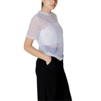 T-Shirt aus weißem Polyamid