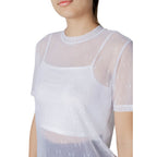 T-Shirt aus weißem Polyamid