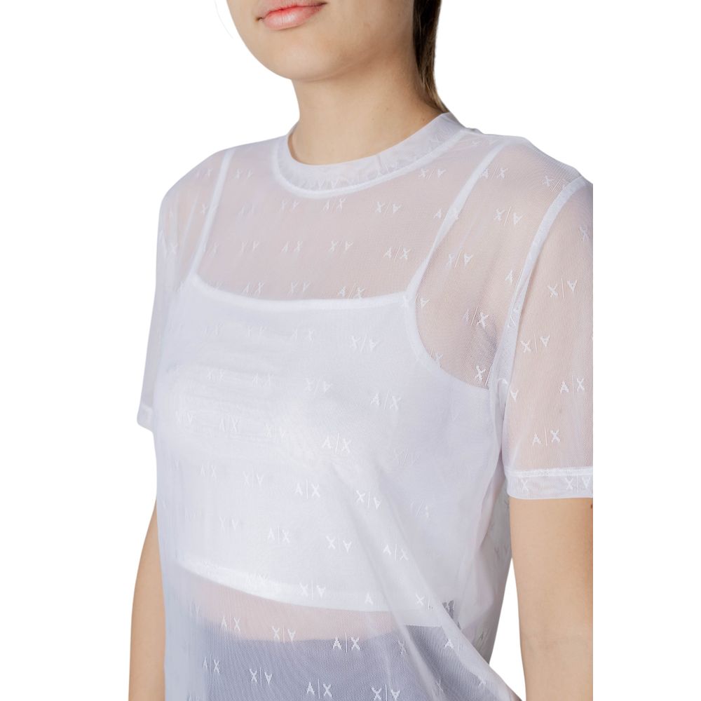 T-Shirt aus weißem Polyamid