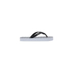 Weiße Gummi-Flip-Flop-Sandalen