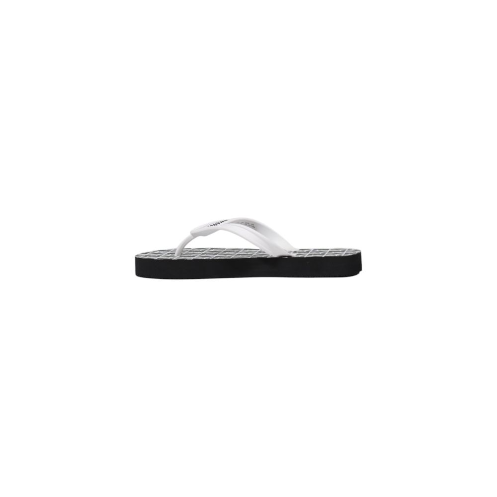 Flip-Flops aus Gummi in Schwarz und Weiß