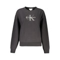 Schwarzer Baumwoll-Sweatshirt