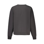 Schwarzer Baumwoll-Sweatshirt