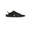 Schwarzes Leder Herren Sneaker