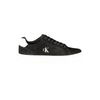 Schwarzes Leder Herren Sneaker