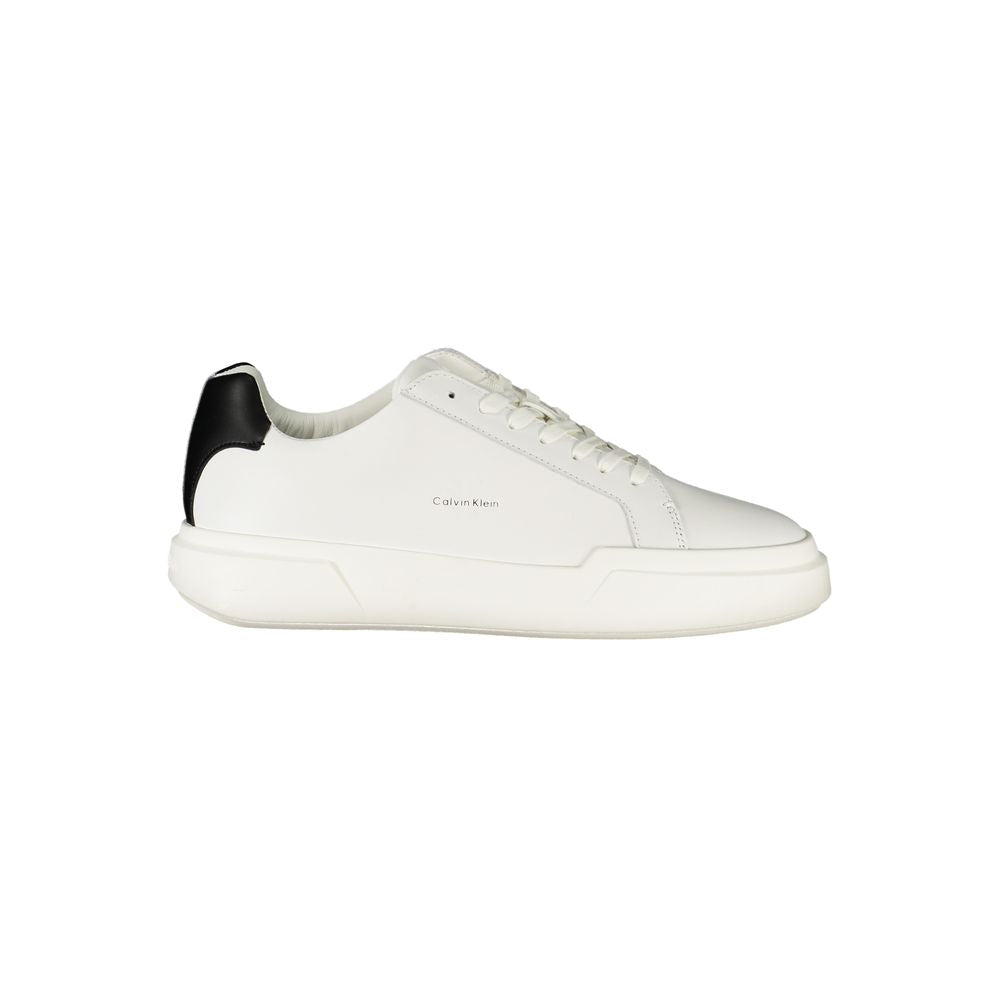 Bianco Leder Herren Sneaker