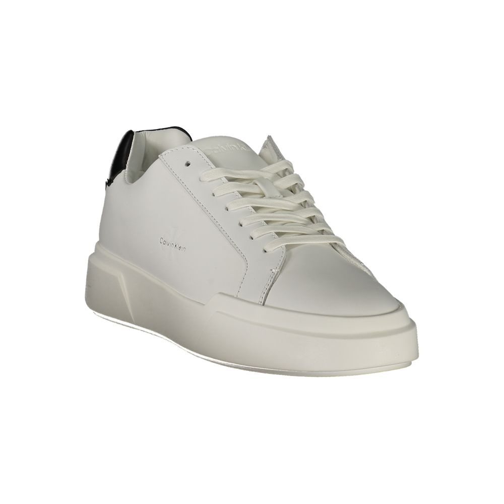 Bianco Leder Herren Sneaker