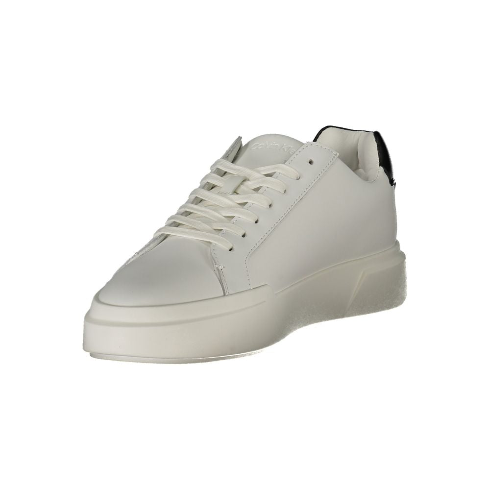 Bianco Leder Herren Sneaker