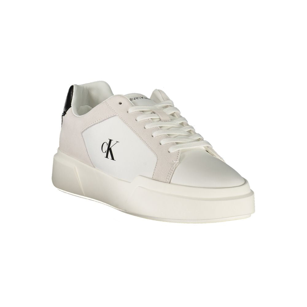 Bianco Leder Herren Sneaker