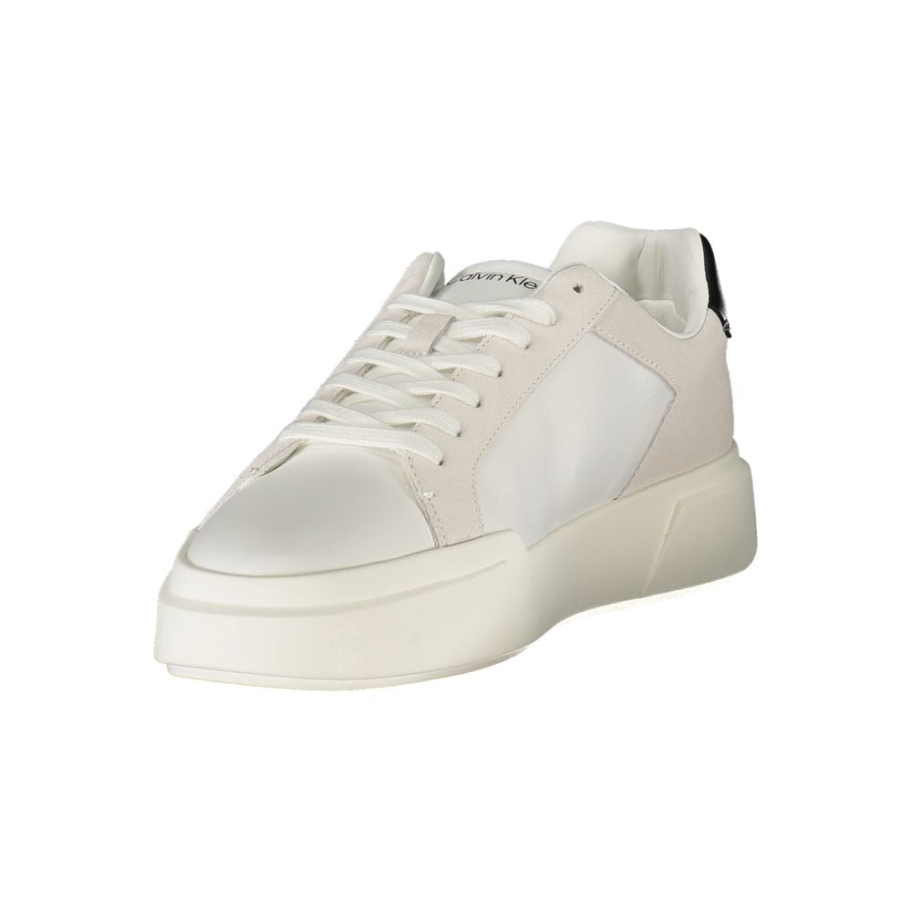 Bianco Leder Herren Sneaker
