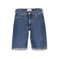 Blaue Baumwollshorts
