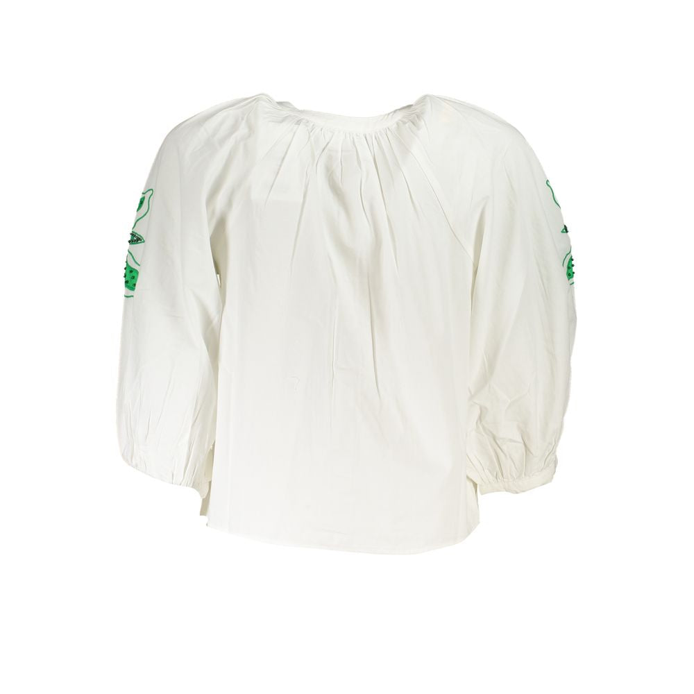 Weißes Polyester-Hemd
