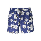 Blaue Polyester-Badebekleidung