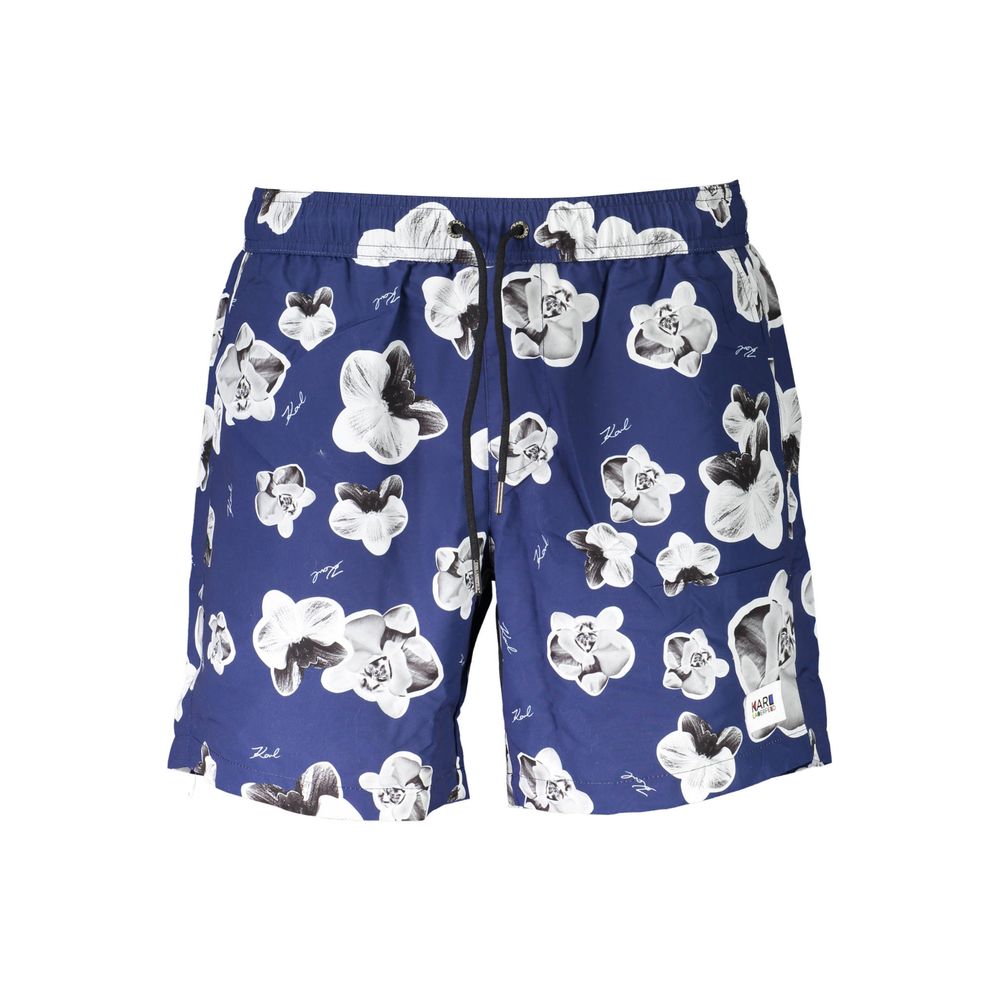 Blaue Polyester-Badebekleidung