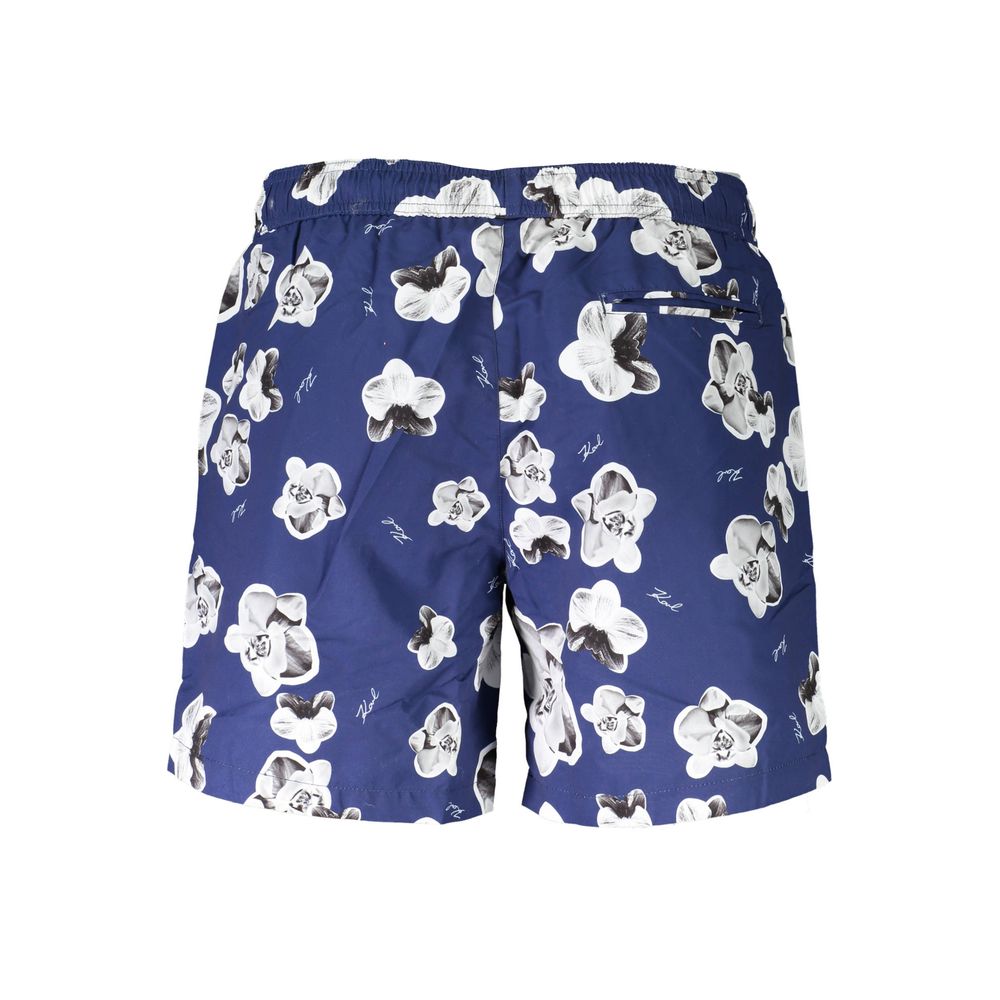 Blaue Polyester-Badebekleidung