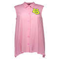 Rosa Viskose-Shirt