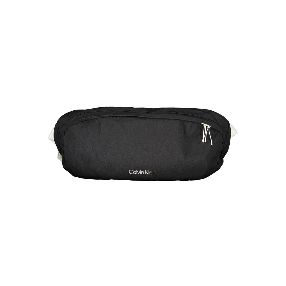 Schwarze Polyester Handtasche