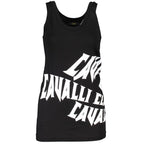 Schwarzes Baumwoll-Tank-Top