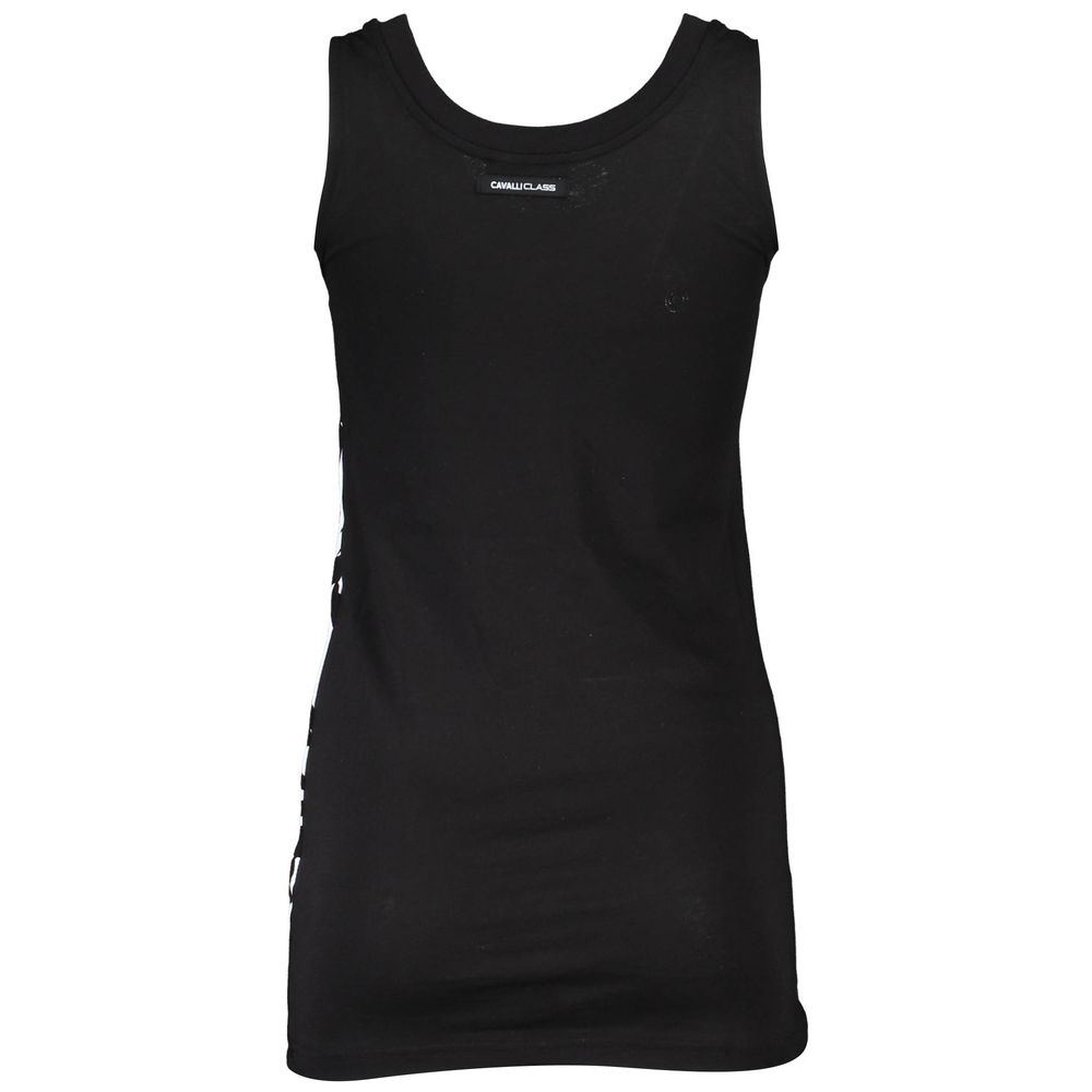 Schwarzes Baumwoll-Tank-Top