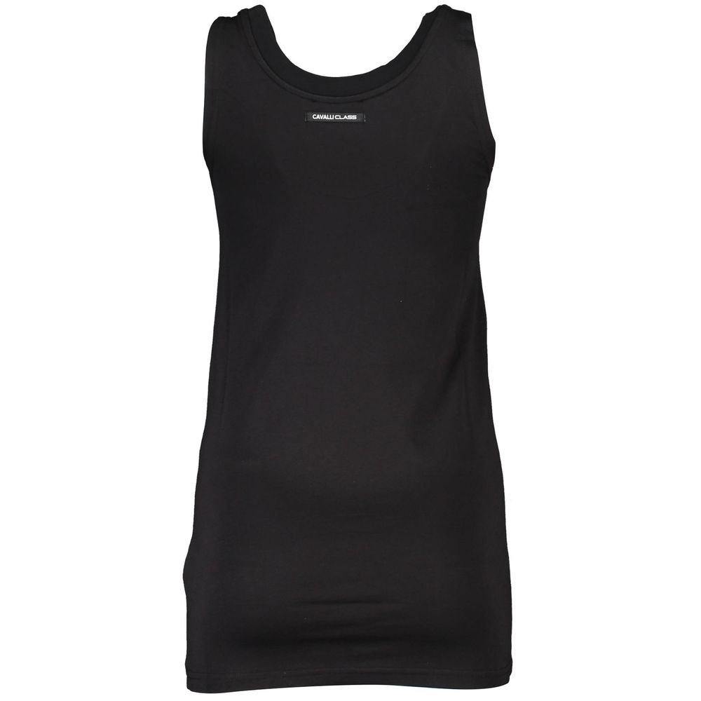 Schwarzes Baumwoll-Tank-Top