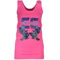 Rosa Baumwoll-Tank-Top