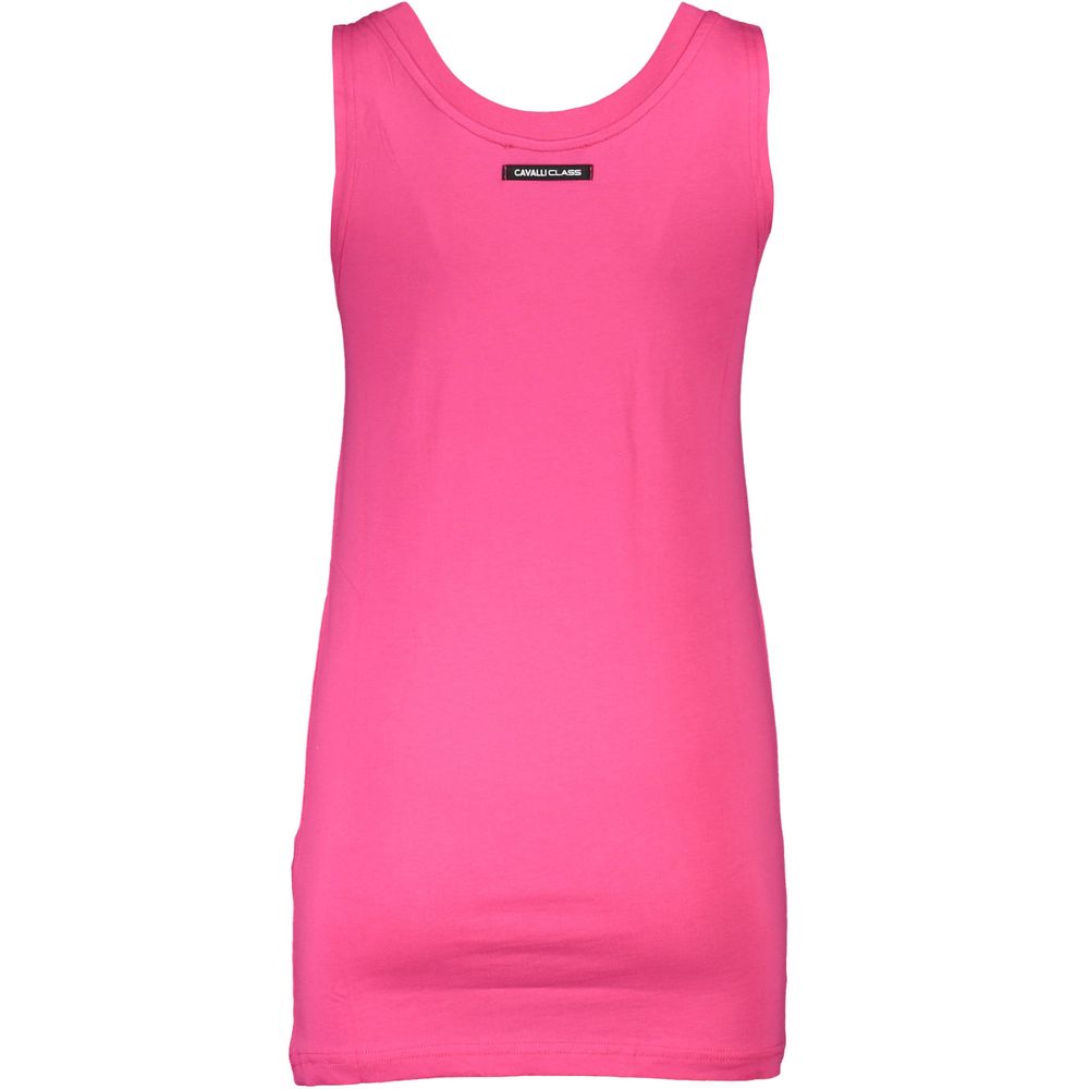 Rosa Baumwoll-Tank-Top