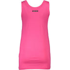 Rosa Baumwoll-Tank-Top