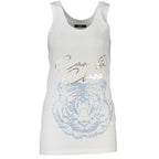 Weißes Baumwoll-Tank-Top