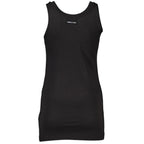Schwarzes Baumwoll-Tanktop für Damen