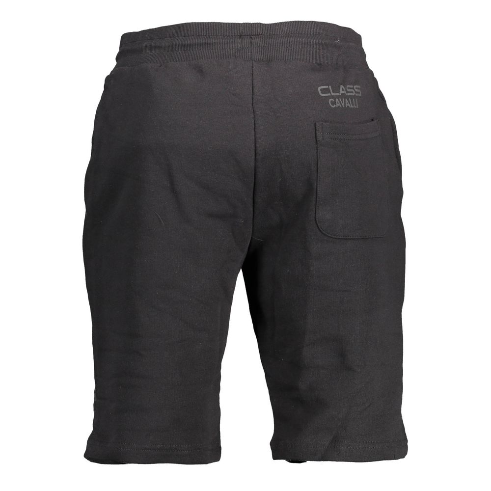 Schwarze Baumwoll-Sweatpant für Herren