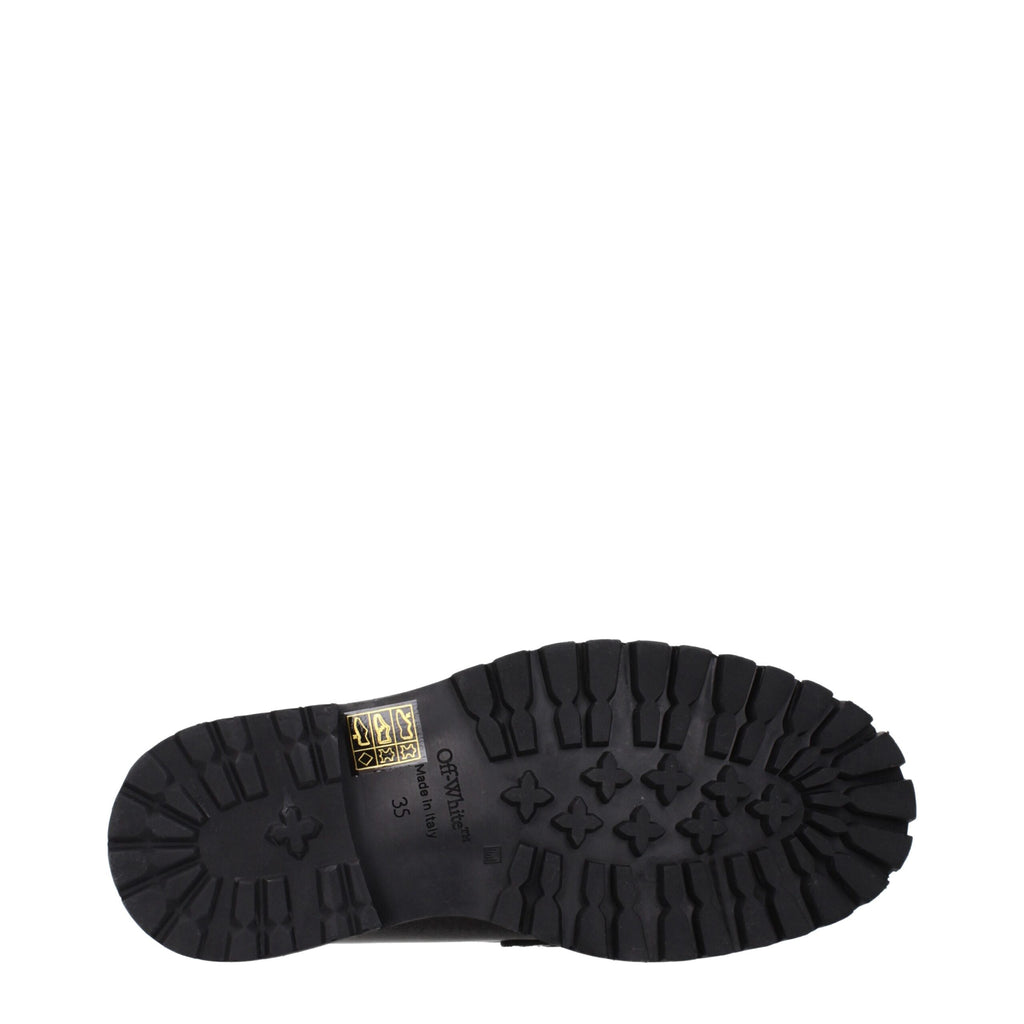 Schwarze Leder Loafer zum Hineinschlüpfen