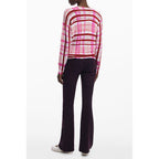 Rosa Viskose Damen Pullover