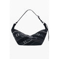Schwarze Handtasche aus Polyethylen