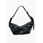 Schwarze Handtasche aus Polyethylen