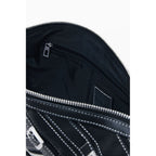 Schwarze Handtasche aus Polyethylen